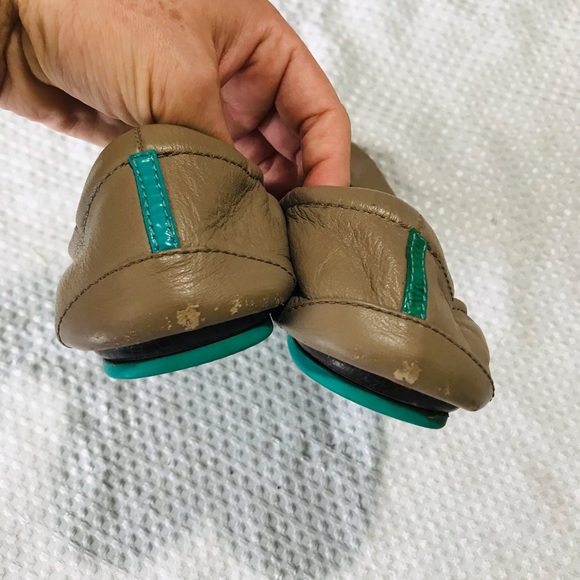Tieks taupe flats - Picture 3 of 9